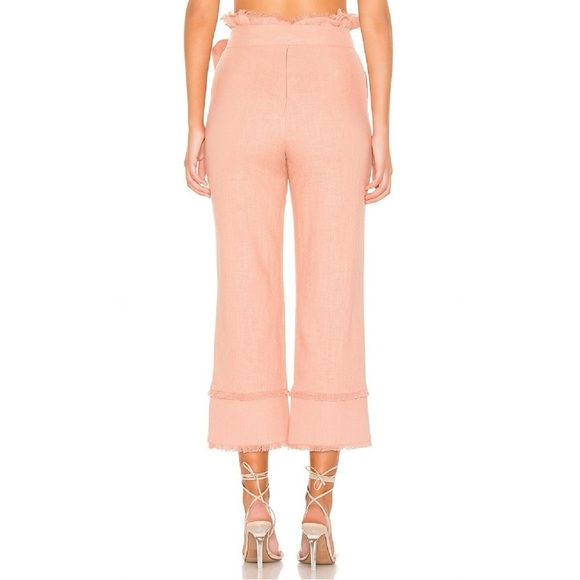 REVOLVE LOVERS & FRIENDS Annette Linen Paperbag Pant - Picture 3 of 8